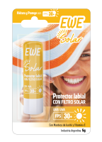 PROTECTOR LABIAL CON FILTRO SOLAR EWE 30+